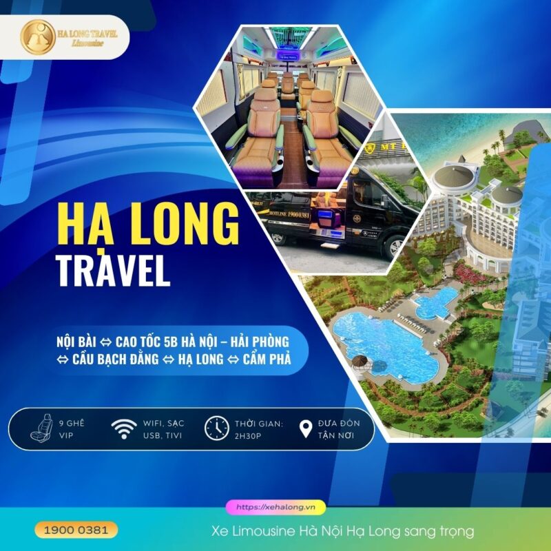 Hướng dẫn đặt vé xe limousine nhanh chóng & giá tốt nhất 1 Xe Limousine Hà Nội Hạ Long sang trọng